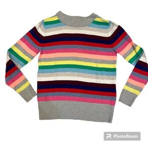 Y2K GAP crazy striped sweater. Super soft and vibrant